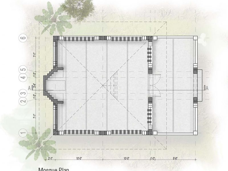 Plan: Mosque