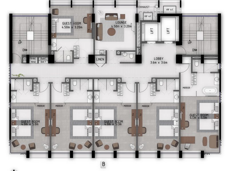 9th-12th Floor Plan